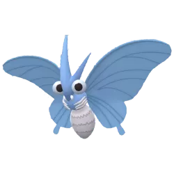 #0049 Venomoth Shiny 6IV Hidden Ability In-game Trade Pkm Go