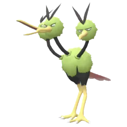 #0085 Dodrio Shiny 6IV Hidden Ability In-game Trade Pkm Go