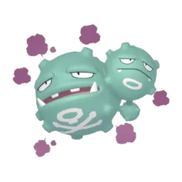 #0110 Weezing Shiny 6IV Hidden Ability In-game Trade Pkm Go