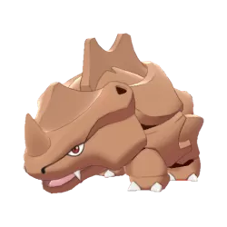 #0111 Rhyhorn Shiny 6IV Hidden Ability In-game Trade Pkm Go