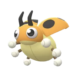 #0165 Ledyba Shiny 6IV Hidden Ability In-game Trade Pkm Go