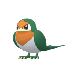 #0276 Taillow Shiny 6IV Hidden Ability In-game Trade Pkm Go