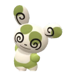 #0327 Spinda Shiny 6IV Hidden Ability In-game Trade Pkm Go