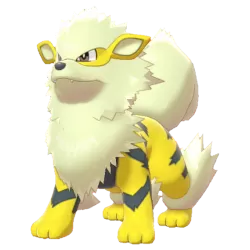 #0059 Arcanine Shiny 6IV Hidden Ability In-game Trade Pkm Go