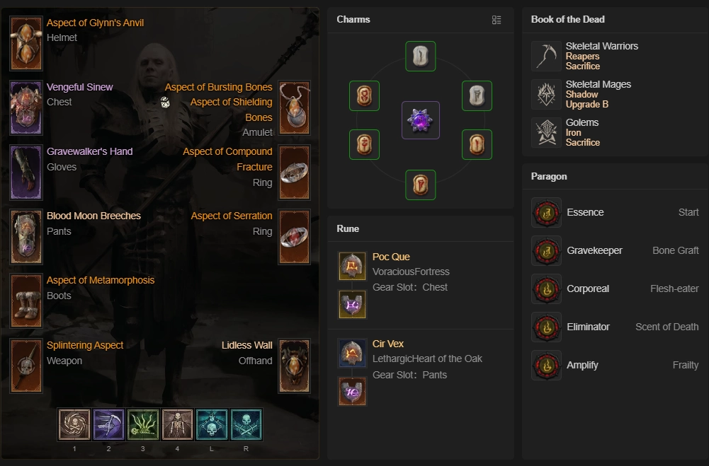 Bone Spirit Necro Build [BOOST]