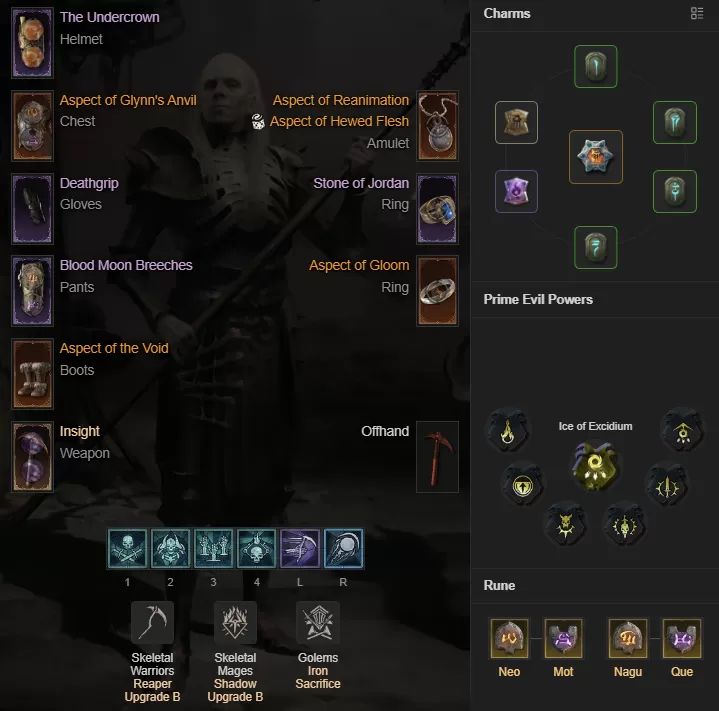 Minion Necro Build [BOOST] Pit Tier 120