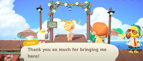 Animal villagers help players to complete quest pictures.