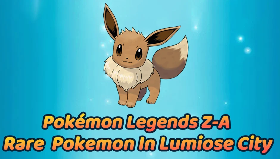 Pokemon Legends Z-A Lumiose City Rare Pokemon Locations Guide