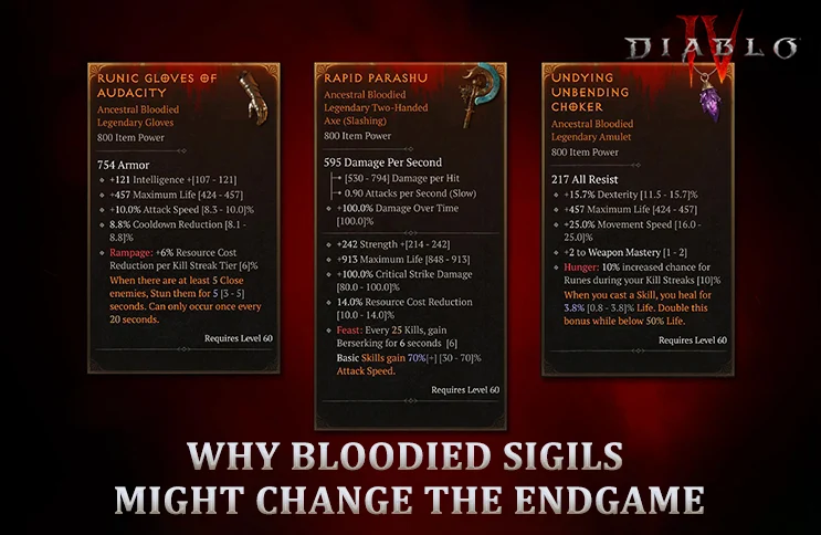 Diablo 4 Season 12 Bloodied Sigils: How They Reshape the Endgame