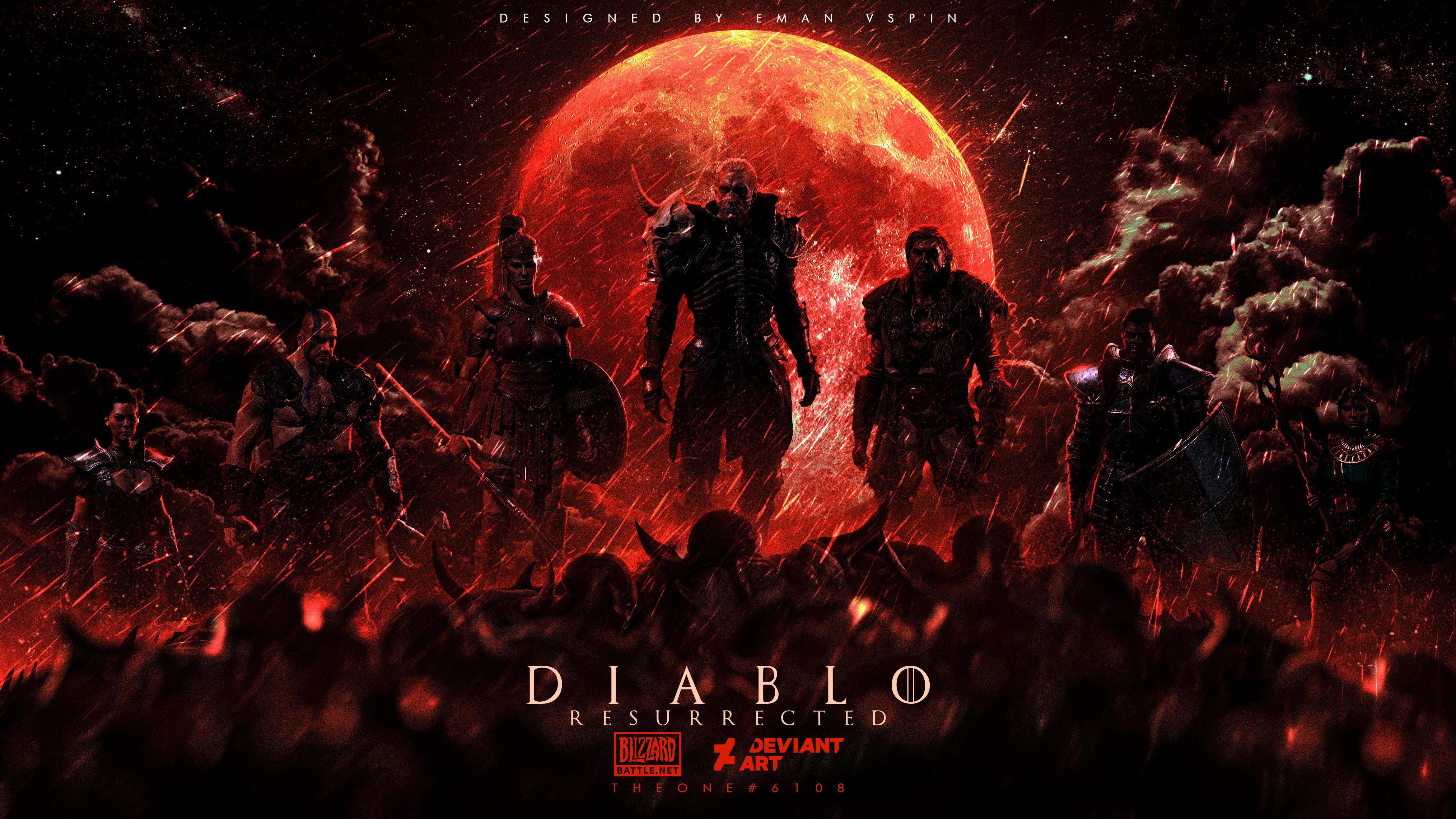 A storyline of "Diablo" is deeply buried, with angels and demons being toyed with by a witch.