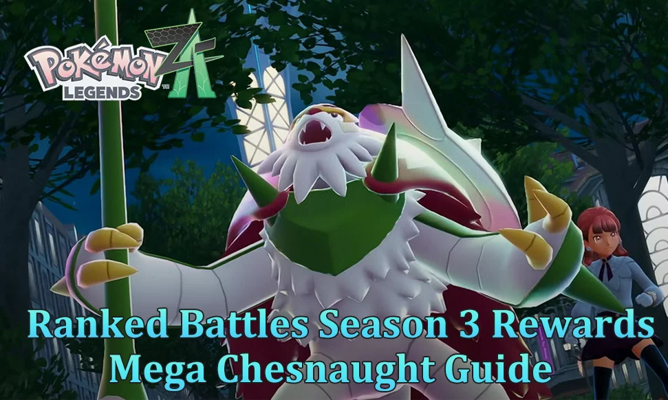 Pokemon Legends Z-A Ranked Battles Season 3 Rewards