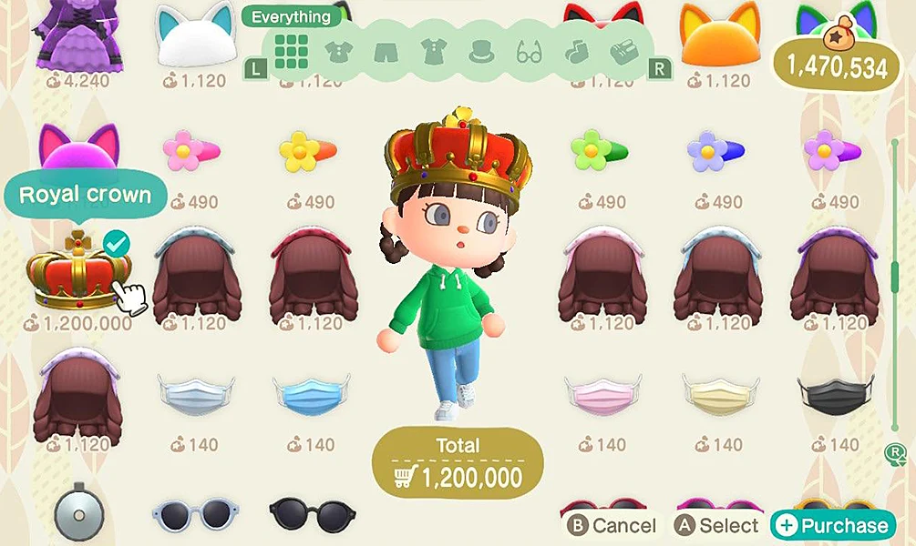 Royal Crown in Animal Crossing: New Horizons - Price, Availability & Tips