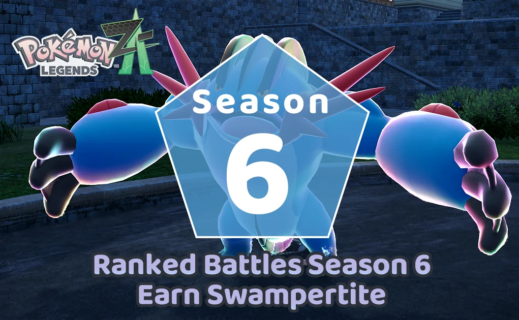 Pok&eacute;mon Legends: Z-A Season 6 Ranked Battles Rewards, Rules & How to Join