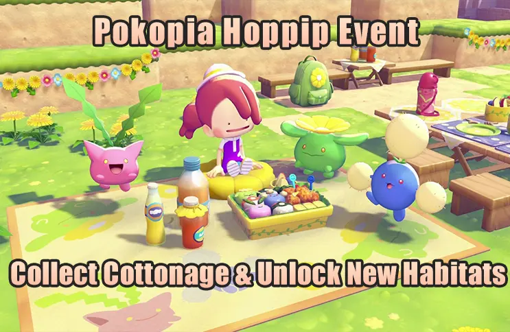 Pok&eacute;mon Pokopia Cotton Collector's Hoppip Event &ndash; Start Date, Rewards & Cottonage Guide