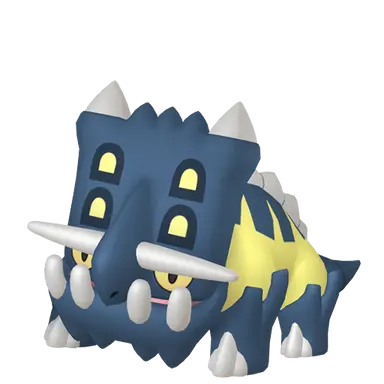 #0411 Bastiodon Shiny 6IV Hidden Ability In-game Trade Pkm Go