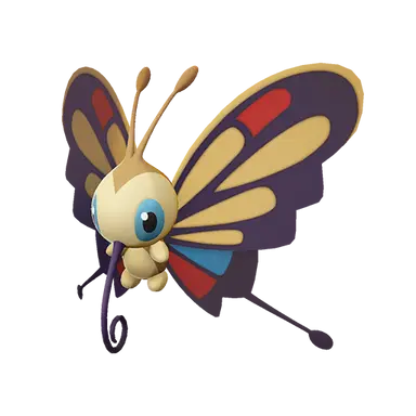 #0267 Beautifly Shiny 6IV Hidden Ability In-game Trade Pkm Go
