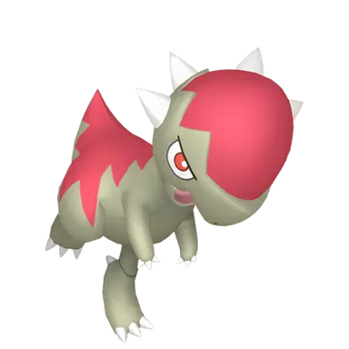 #0408 Cranidos Shiny 6IV Hidden Ability In-game Trade Pkm Go