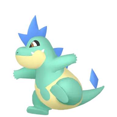 #0159 Croconaw Shiny 6IV Hidden Ability In-game Trade Pkm Go