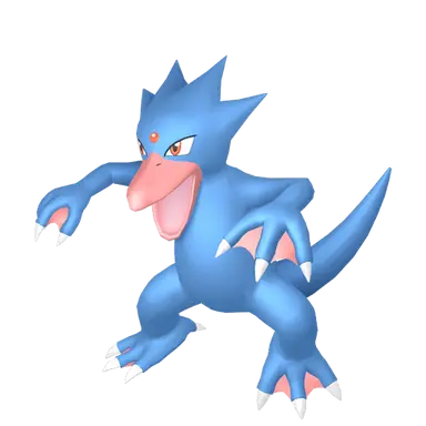 #0055 Golduck Shiny 6IV Hidden Ability In-game Trade Pkm Go