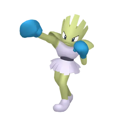 #0107 Hitmonchan Shiny 6IV Hidden Ability In-game Trade Pkm Go