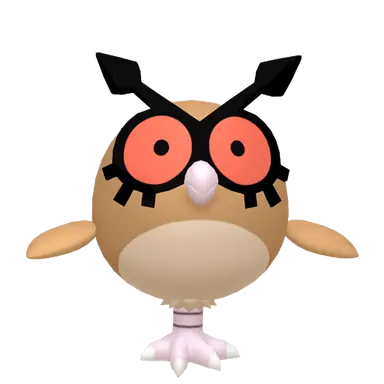 #0163 Hoothoot Legit Battle Ready 6IVs In-game Delivery Pkm Go