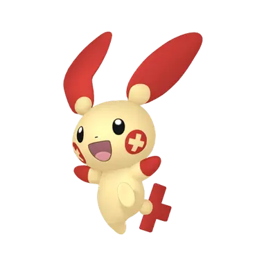 #0311 Plusle Shiny 6IV Hidden Ability In-game Trade Pkm Go