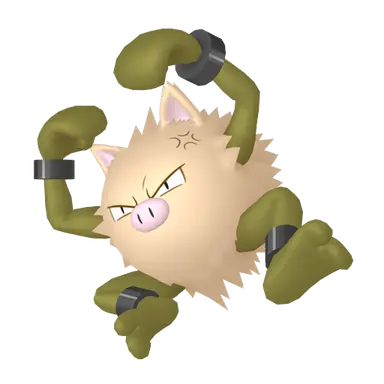 #0057 Primeape Shiny 6IV Hidden Ability In-game Trade Pkm Go