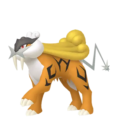 #0243 Raikou Shiny 6IV Hidden Ability In-game Trade Pkm Go