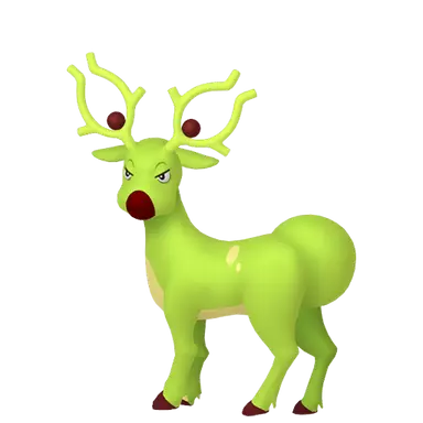 #0234 Stantler Shiny 6IV Hidden Ability In-game Trade Pkm Go