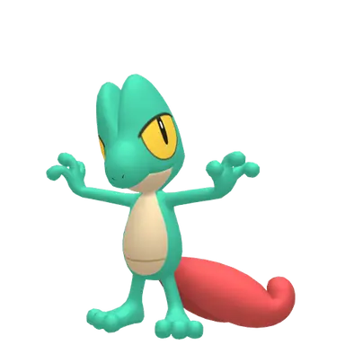 #0252 Treecko Shiny 6IV Hidden Ability In-game Trade Pkm Go