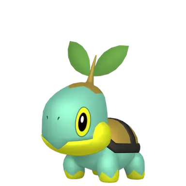 #0387 Turtwig Shiny 6IV Hidden Ability In-game Trade Pkm Go