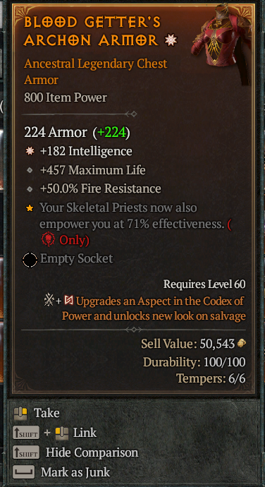 Blood Wave Necromancer build