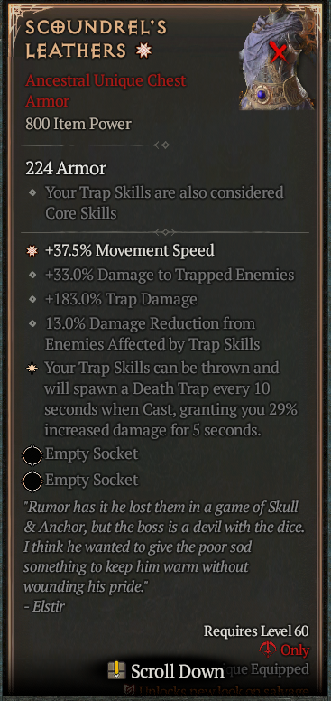 Trap Rogue Build (Junior)