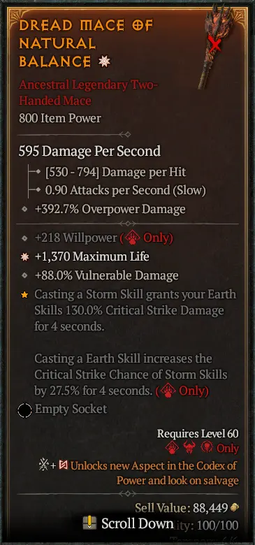 Cataclysm Druid Build