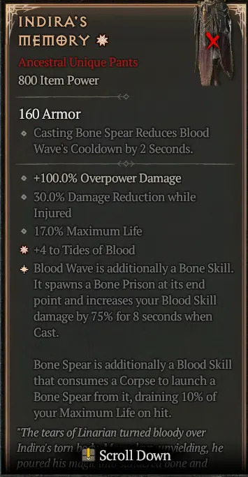 Bone Spear Necromancer Build