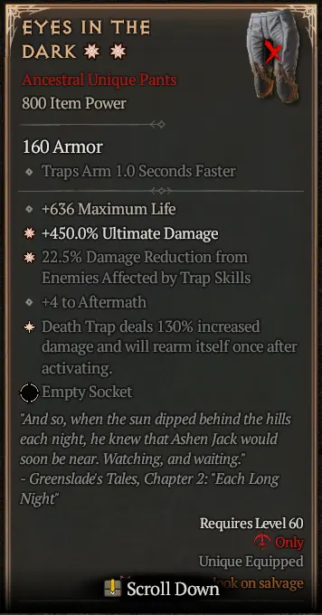 Trap Rogue Build (Senior)