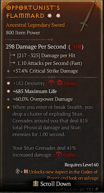 Trap Rogue Build (Senior)