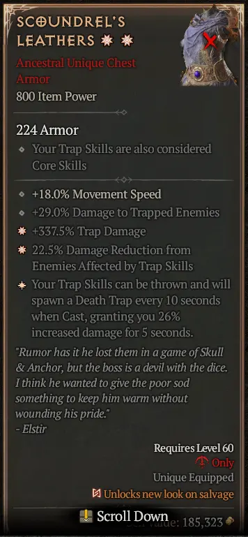 Trap Rogue Build (Senior)