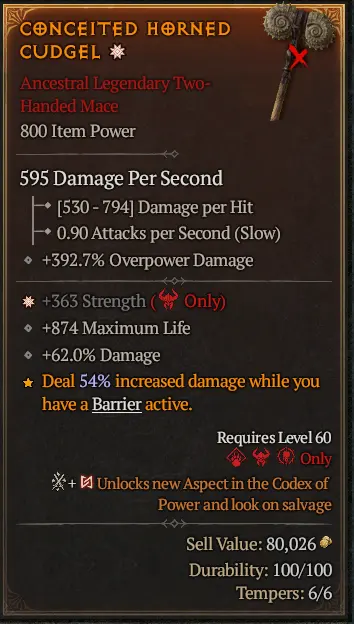 Hammer of the Ancients Barbarian Build