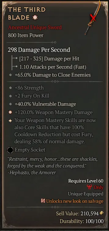 Hammer of the Ancients Barbarian Build