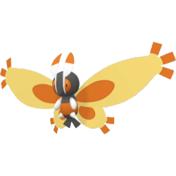 #0414 Mothim Legit Battle Ready 6IVs In-game Delivery Pkm Go