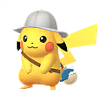 #025 Dress up Pikachu 25% Lucky Legit Battle Ready 6IVs In-game Delivery Pkm Go