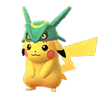 #025 Dress up Pikachu 25% Lucky Legit Battle Ready 6IVs In-game Delivery Pkm Go
