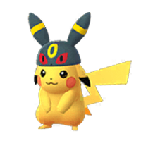 #025 Dress up Pikachu 25% Lucky Legit Battle Ready 6IVs In-game Delivery Pkm Go
