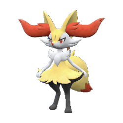 #0654 Braixen Legit Battle Ready 6IVs In-game Delivery Pkm Go