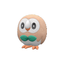 #0722 Rowlet Legit Battle Ready 6IVs In-game Delivery Pkm Go