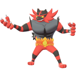 #0727 Incineroar Legit Battle Ready 6IVs In-game Delivery Pkm Go