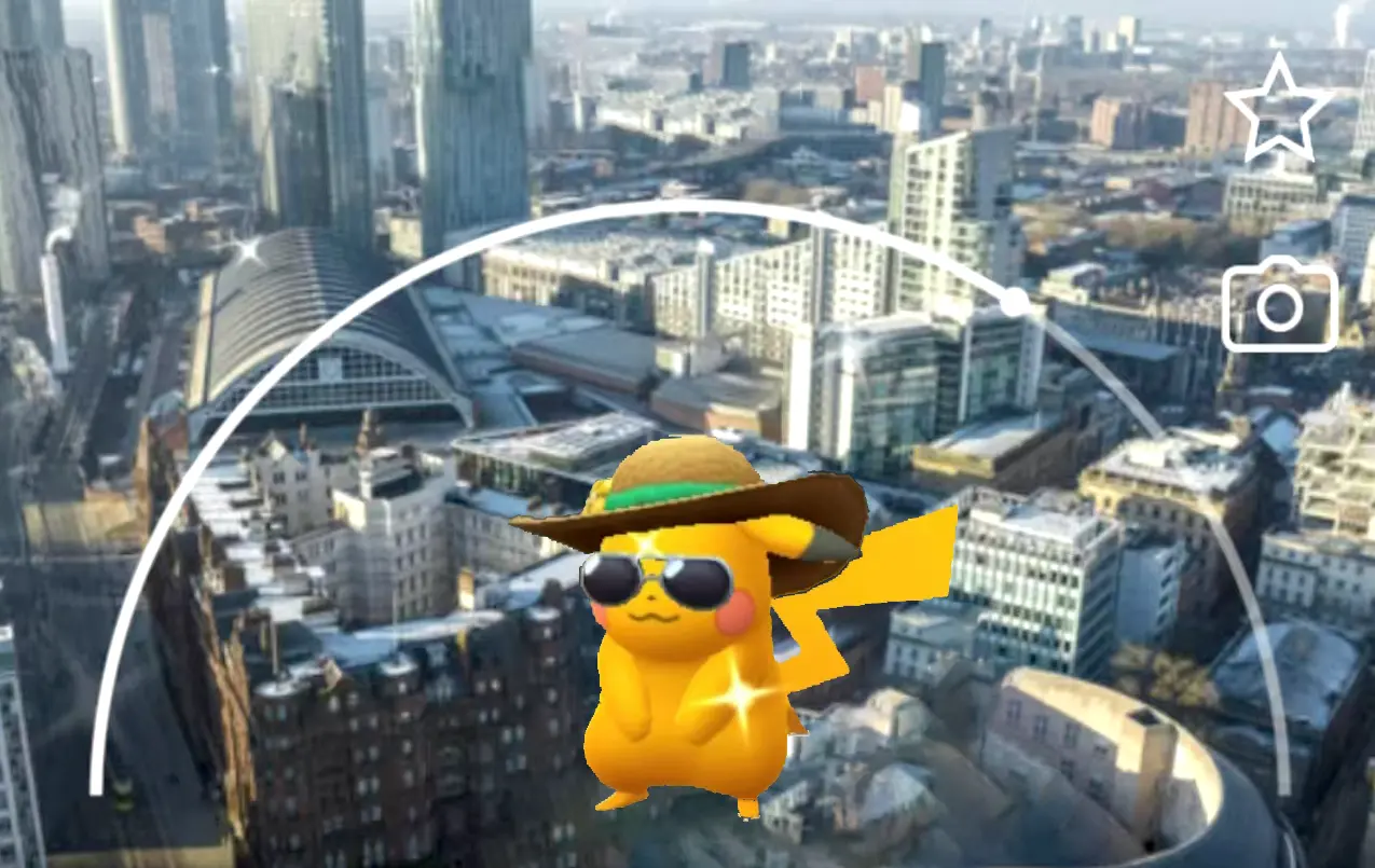 Manchester Cathedral Gardens Pikachu