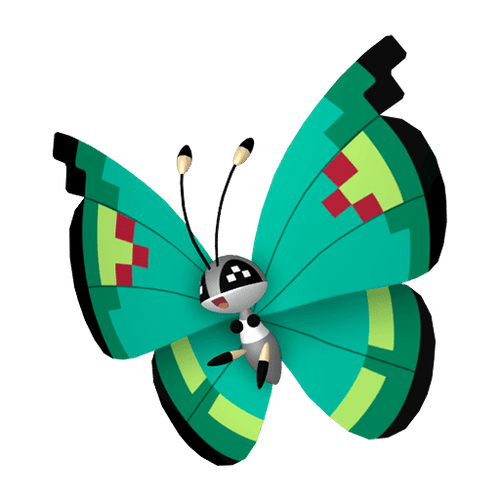 #0666 Vivillon Garden Pattern