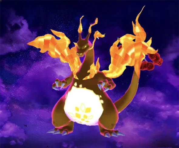 Background Gigantamax Charizard